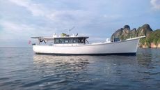 Custom traditional motor cruiser, Langkawi