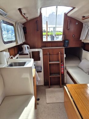Westerly Centaur - Saloon looking aft