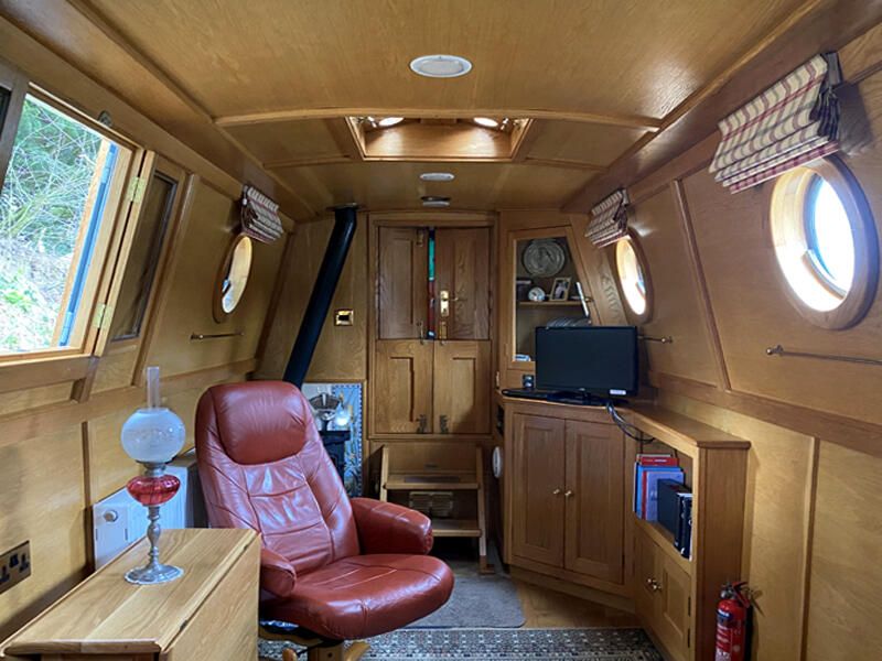 Saloon Bow Doors open