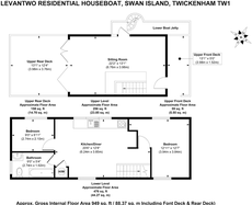 Idyllic Spacious Houseboat &ndash; Swan Island &ndash; Full Residential Mooring