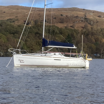 Beneteau First 21.7 with twin axel galvanised trailer 