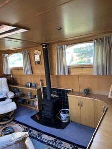 Dutch Barge 'Piper' 55ft Bespoke Build - Residential Mooring on Thames