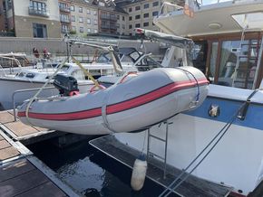 Dinghy and outboard