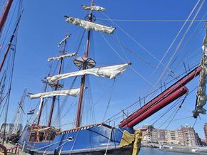 3 mast Charterschip / Evenementenboot 44 nachtgasten, 150 daggasten