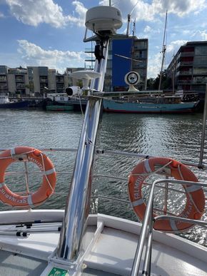Mast that can fold down
