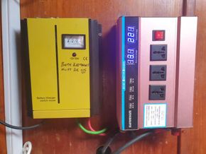 Battery charger & solar inverter