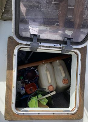 Aft Deck - Lazarette Storage