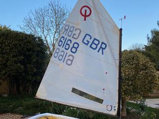 Optimist: Sail Number 6168