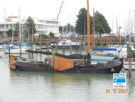 1896 Classic Yacht Tjalk Pavilion Dutch Sailing Barge