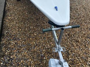 Laser dinghy with Road trailer