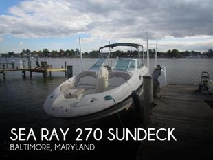 2003 Sea Ray 270 Sundeck