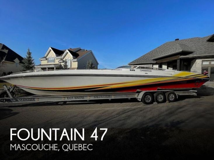 Fountain 47 Lightning for sale Canada, Fountain boats for sale, Fountain  used boat sales, Fountain Sport Boats For Sale 2005 Fountain Lightning 47 -  Apollo Duck