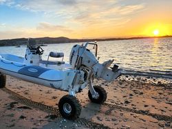 Sealegs RIB with drive on Trailer