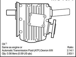 NEW Volvo Penta MS15A 2.63 Marine Gearbox