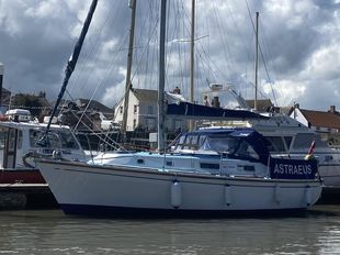 Bilge keel Westerly Konsort near Plymouth