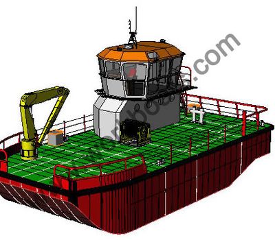 15 Meter Multicat with crane and deck crane option border=