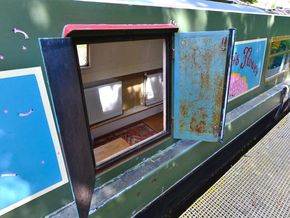 Narrowboat 57ft Cruiser Stern  - Side Hatch