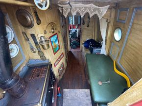 Narrowboat 59ft Mid Engine Trad Tug  - Aft Cabin