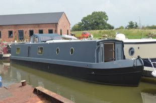 New 57ft Semi-trad Stern Lined Sailaway Narrowboat With Additions.