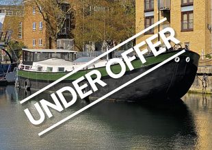 18m Dutch Hagenaar Barge with Full Residential at South Dock Marina
