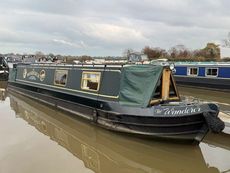The Wanderer, 40ft Cruiser style narrowboat, 1998.