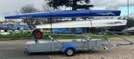 3 Lite Rowing Boats and Storage Trailer