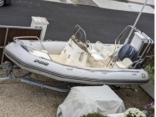 Zodiac 550 RIB with 75hp Yamaha outboard and Indespension trailer