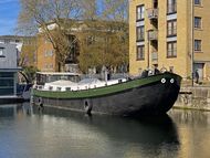 18m Dutch Hagenaar Barge with Full Residential at South Dock Marina