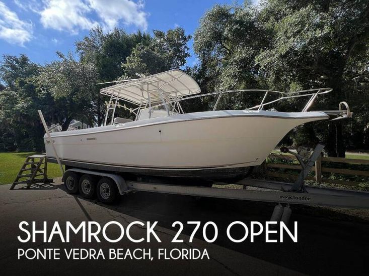 2001 Shamrock 270 open