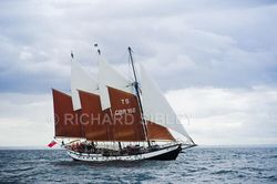 Three Masted Gaff Schooner Tall Ship With Sail Charter Business