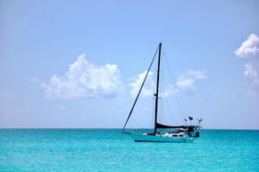 At anchor Barbuda 2020