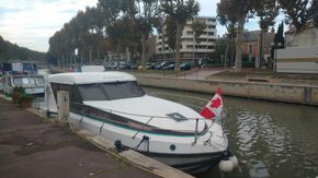 Dreamcatcher at her Mooring in Narbonne