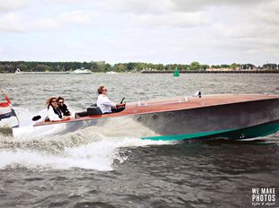 classic rumrunner open boat