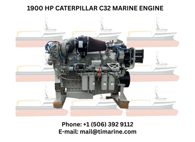 1900 HP Caterpillar C32 Marine Engine