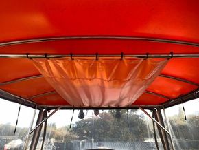 Steel Work Boat  - Cockpit Tent