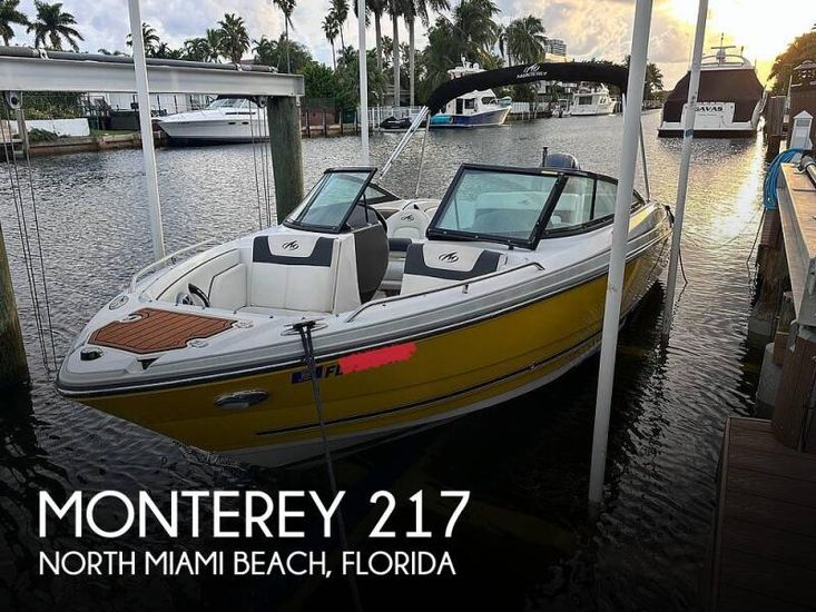 2016 Monterey 217 blackfin