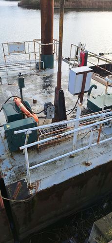 PONTOON FOR EXCAVATOR / DREDGING / CONSTRUCTION WORKS