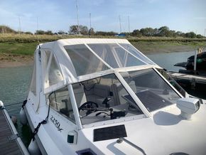 Shetland 2250 New steering system  - Cockpit tent