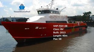 VHP - Fast Crew Boat - Class BV - 2013 - 58 pax