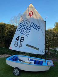 Optimist: Sail Number 5589