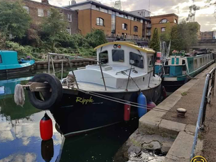 Island plastics fishing boat