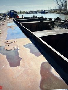 100' x 30' 150 cubic yd Dump Scow For Sale