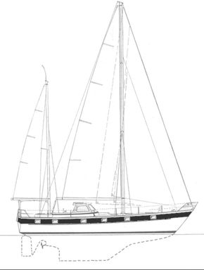 Hallberg-Rassy 49 Sail Plan