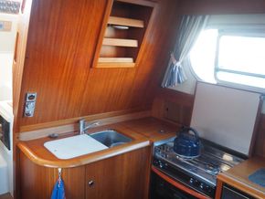 Galley in saloon stb side