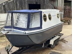 20ft trailable Narrow boat with trailer