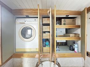 Bathroom Storage + Washing Machine