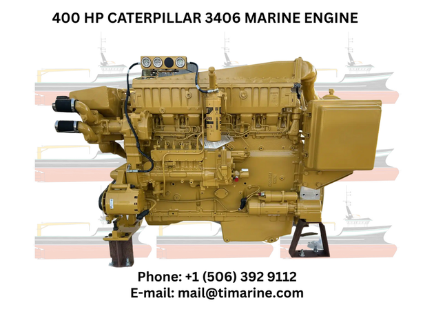 400 HP Caterpillar 3406 Marine Engine
