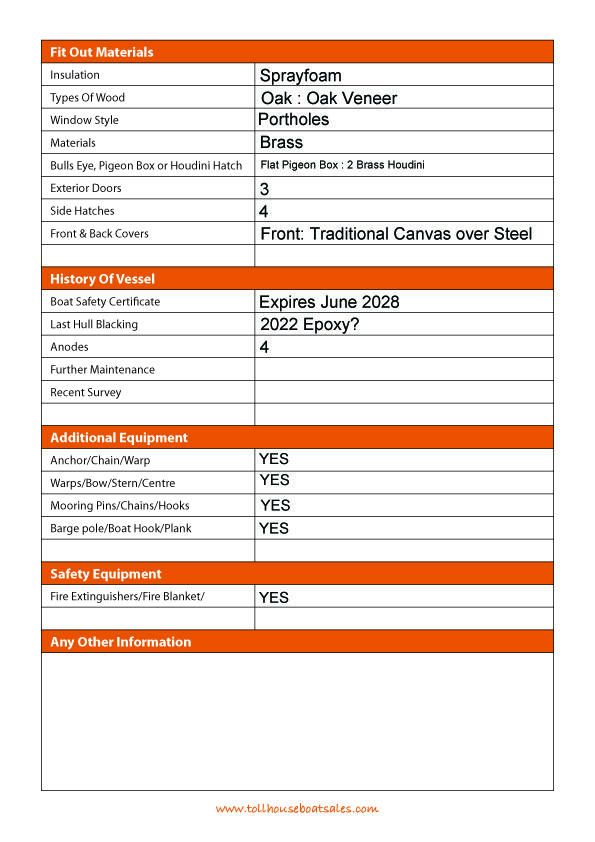 Tollhouse Boat Details Form 3