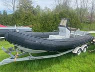 1988 22' x 10’10” Zodiac Hurricane MK7 w/Tandem Trailer