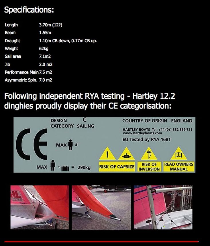 Hartley 12.2 Cruising